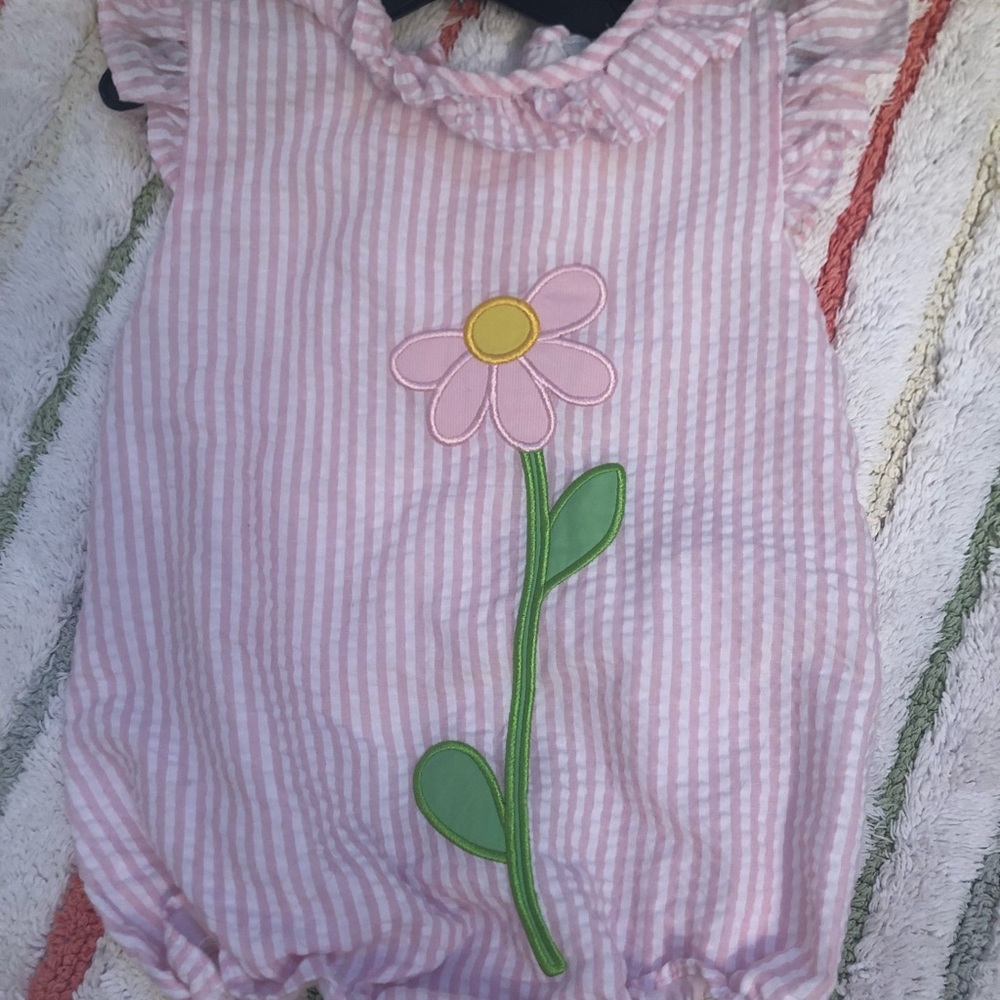 Cecil and Lou Flower Romper